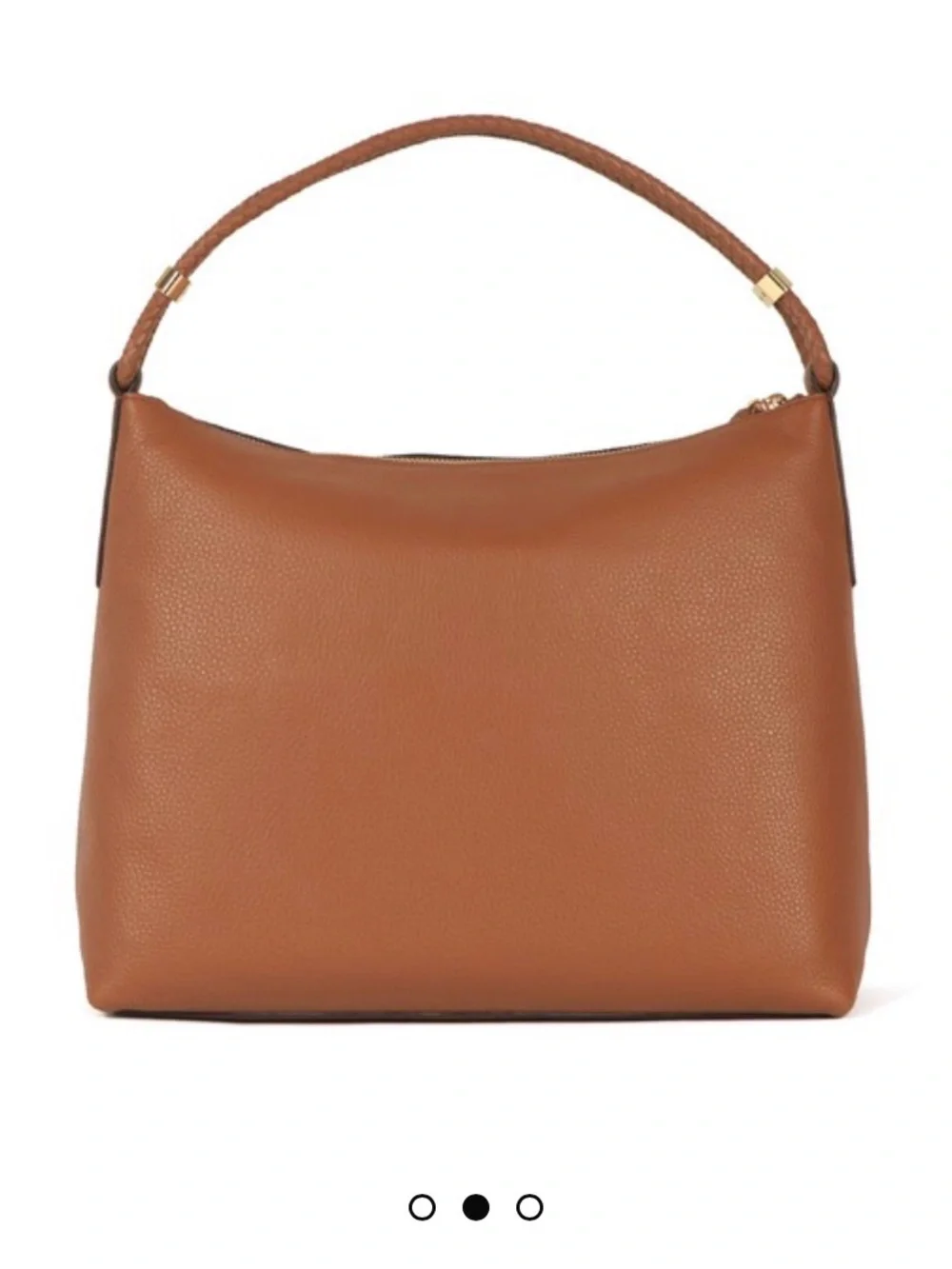 Michael Kors Tan Pebbled Leather Shoulder Tote